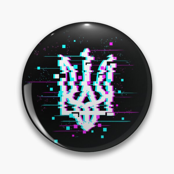 Item preview, Ukrainian Tryzub Glitch designed and sold by silentrebel.