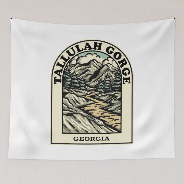 Artikelvorschau, Tallulah Gorge Georgia hiking backpacking trail entworfen und verkauft von HalpinDesign.