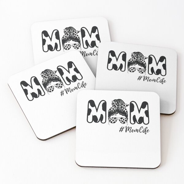 Item preview, Cow Mom Life Messy Bun Mama Cow Birthday Farmer Cows designed and sold by clothesy7.