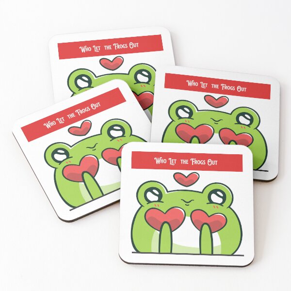 Item preview,  Who let the frogs out.  designed and sold by ColorCreation4u.