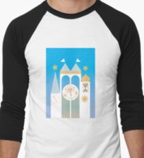 Small World Illustration Men's Baseball ¾ T-Shirt