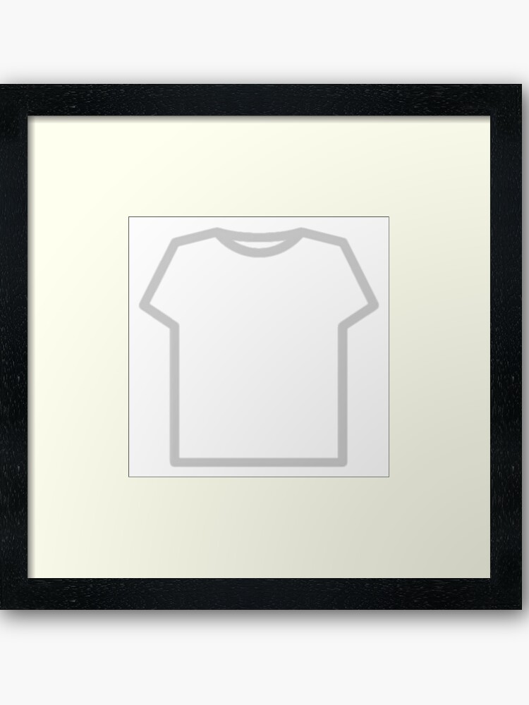 Roblox T Shirt Framed Art Print - 