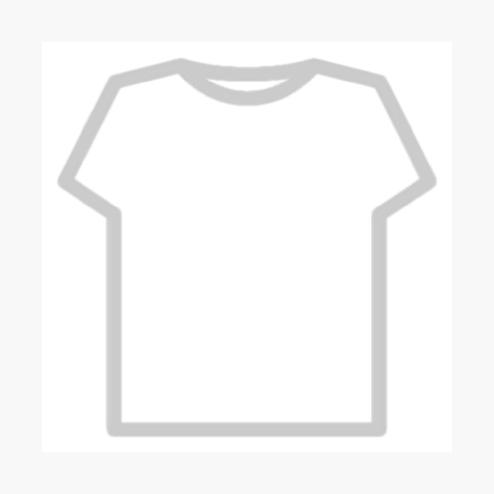 Roblox T Shirt Poster By Illuminatiquad Redbubble - off white t shirt roblox image