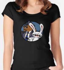 Sam and Max Women's Fitted Scoop T-Shirt