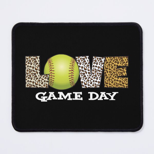Item preview, Love Game Day Leopard Skin Heart Fastpitch Softball designed and sold by 99Fastpitch.