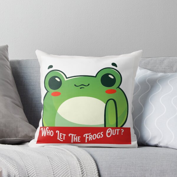 Item preview,  Who let the frogs out.  designed and sold by ColorCreation4u.