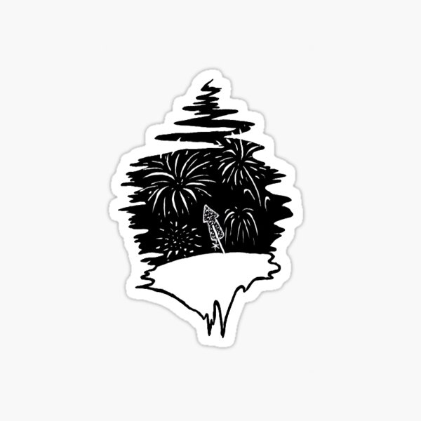 4th of July Design Sticker
