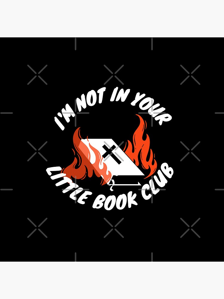 Discover I’m not in your little book club Pin Button