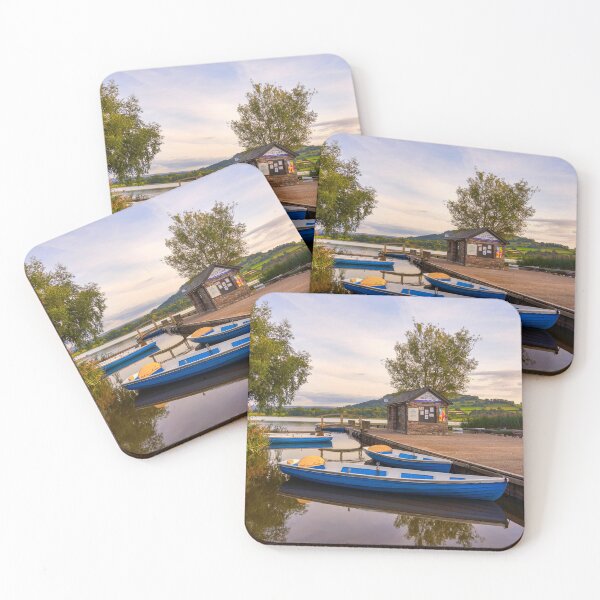 Item preview, Boats moored in Llangorse Lake, Brecon Beacons, Wales designed and sold by VnGphoto.