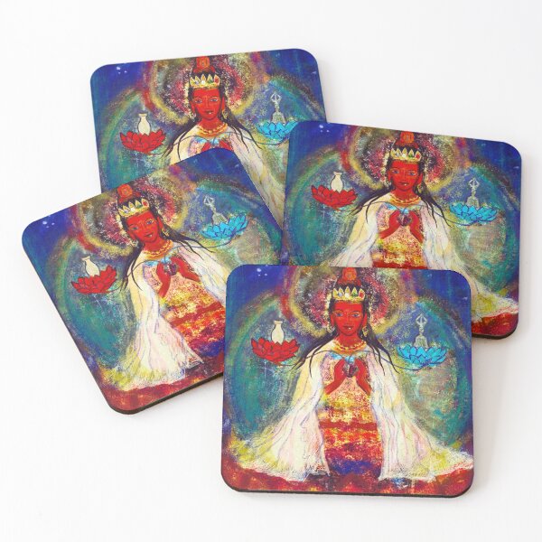 Item preview, Rainbow Aura Pandaravasini designed and sold by Visuddhi.
