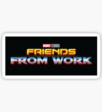 Friends From Work Sticker
