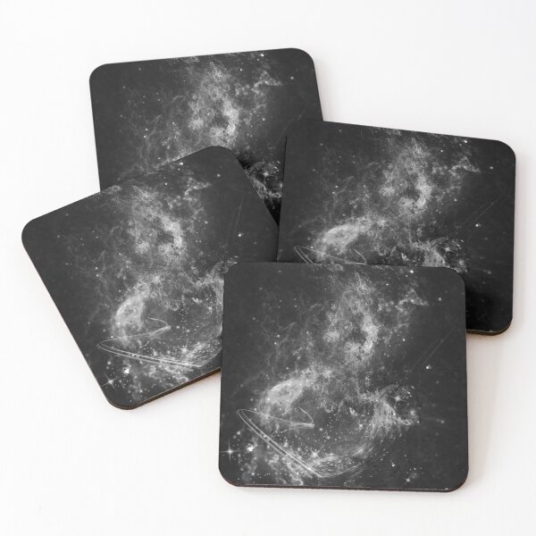 Item preview, blacklight black and white space hypercolor stars nebula designed and sold by Long Exposure.