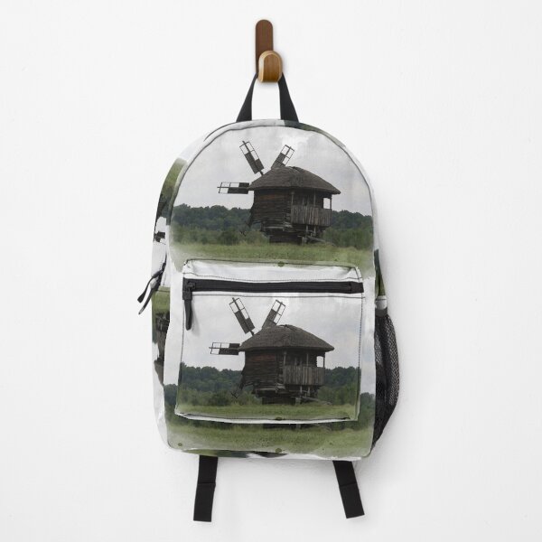 Item preview, Ukraine Ancient Wooden Windmill on Meadow designed and sold by r-silver.