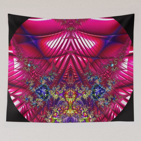 Item preview, Hellfire Fractal 4 Mirrored Circular Design designed and sold by Warren Paul Harris.