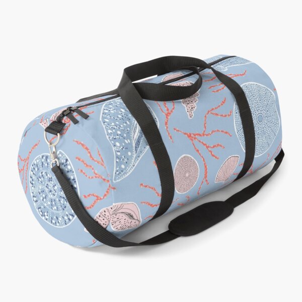 Item preview, Coral Undersea Shells Blue designed and sold by sarahmutter.