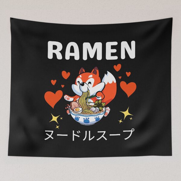 Item preview, Ramen Noodles Red Panda Red Fox designed and sold by DeansDesigns44.