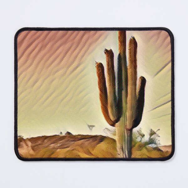 Item preview, Painted Saguaro Cactus Sunset designed and sold by HappyLifeCreate.