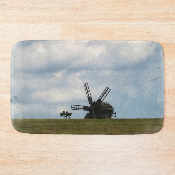 Item preview, Ukraine Ancient Wooden Windmill on Meadow designed and sold by r-silver.