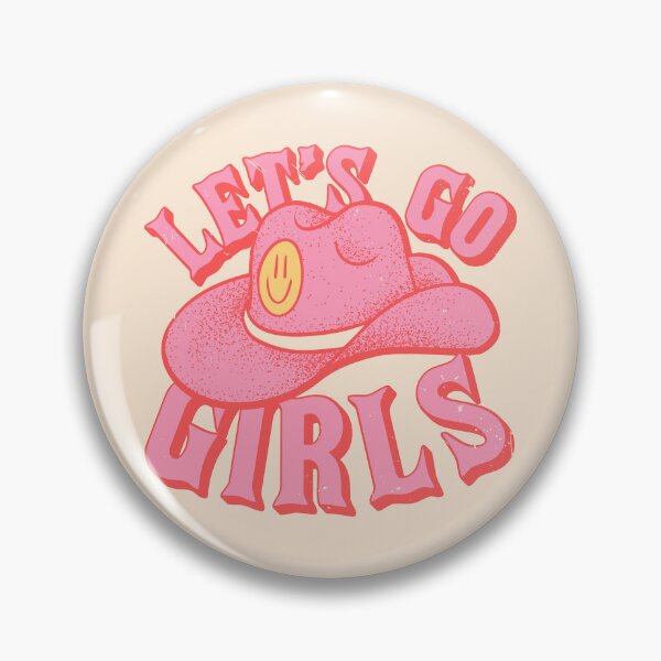 Item preview, Let's Go Girls | Pink Cowboy Cowgirl Rodeo Hat Preppy Aesthetic Bachelorette Party | HOWDY Y'ALL | White Background designed and sold by PEARROT.