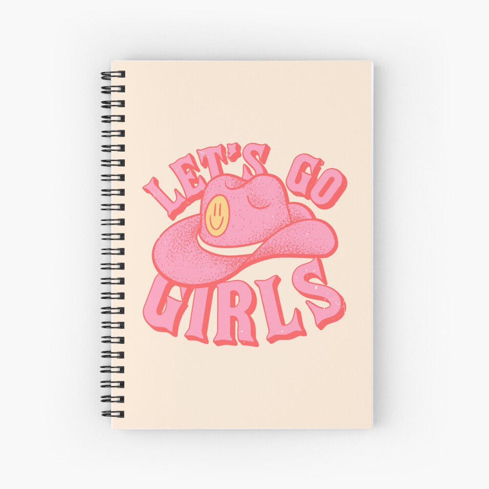 Let&#39;s Go Girls  Pink Cowboy Cowgirl Rodeo Hat Preppy