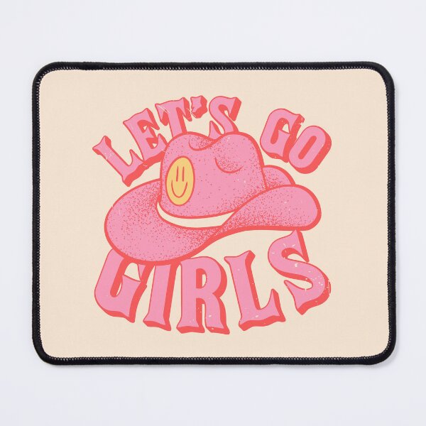 Item preview, Let's Go Girls | Pink Cowboy Cowgirl Rodeo Hat Preppy Aesthetic Bachelorette Party | HOWDY Y'ALL | White Background designed and sold by PEARROT.