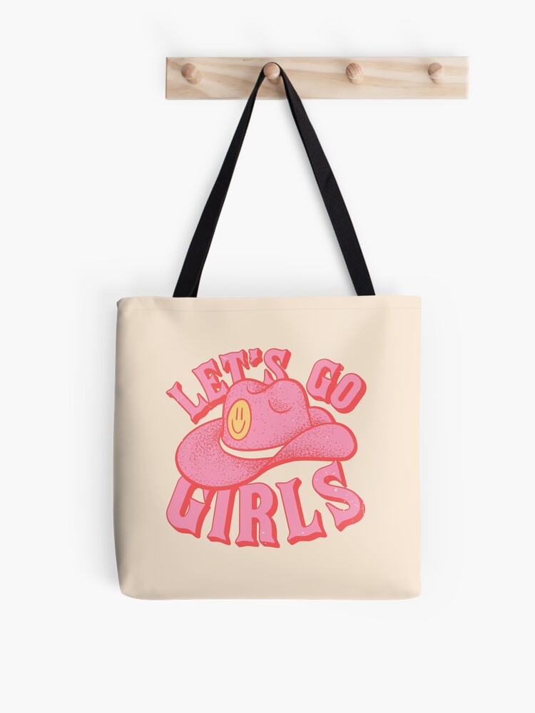 Let&#39;s Go Girls  Pink Cowboy Cowgirl Rodeo Hat Preppy