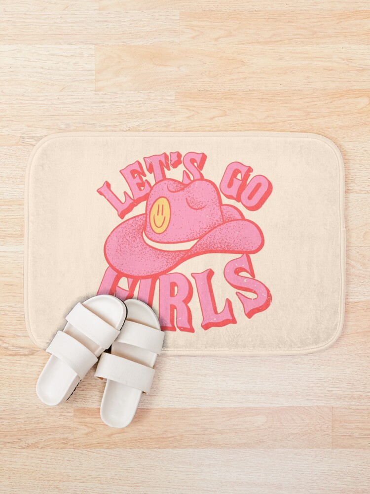 Let&#39;s Go Girls  Pink Cowboy Cowgirl Rodeo Hat Preppy