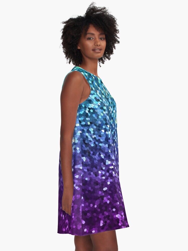 Alternate view of Mosaic Sparkley Texture G198 A-Line Dress