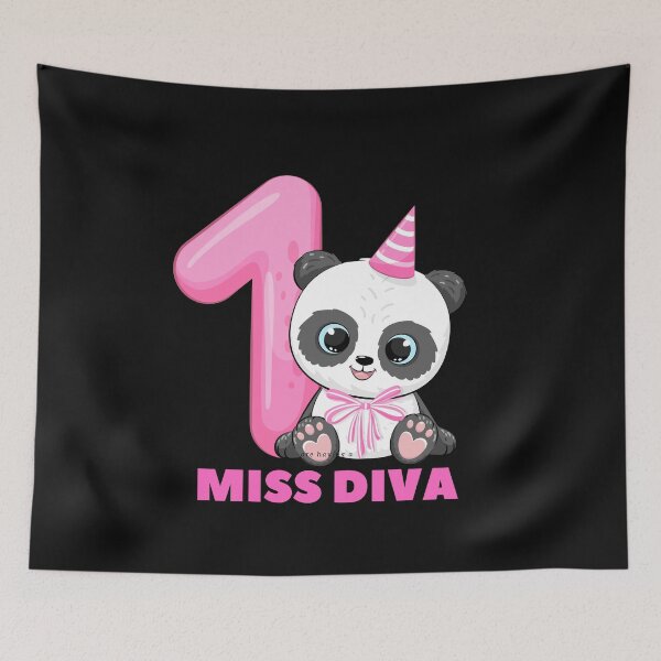 Item preview, Cute 1 year old birthday Miss Diva designed and sold by WowAllinOne.