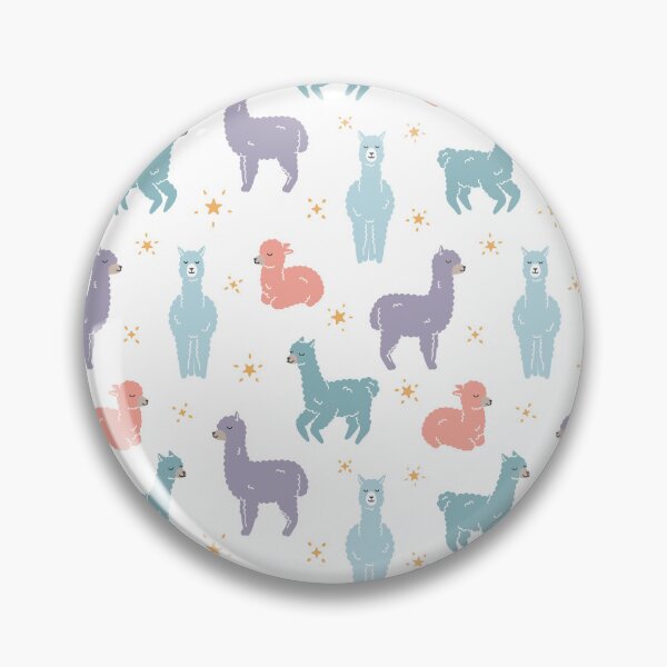 Item preview, llama alpaca pattern designed and sold by stickers-packs.