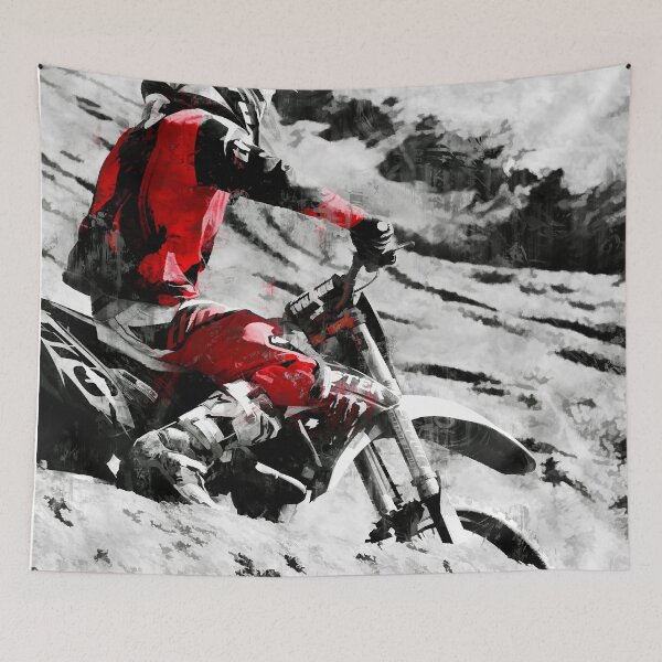 Item preview, Owning The Mountain  -  Motocross Racer designed and sold by NaturePrints.