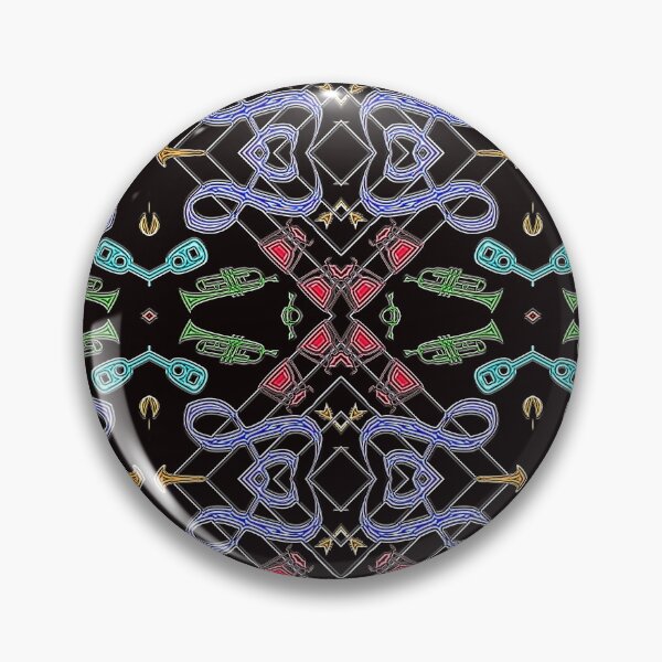 Item preview,  FUNNY ABSTRACT MUSIC INSTRUMENTS PATTERN - JAZZ CLASSIC INSTRUMENTS ORCHESTRA 7. designed and sold by Ralek.