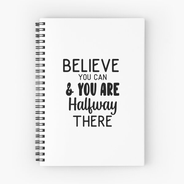 Item preview, Believe You Can & You Are Halfway There Inspirational Quotes  designed and sold by clients.