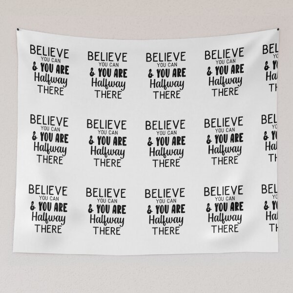 Item preview, Believe You Can & You Are Halfway There Inspirational Quotes  designed and sold by clients.
