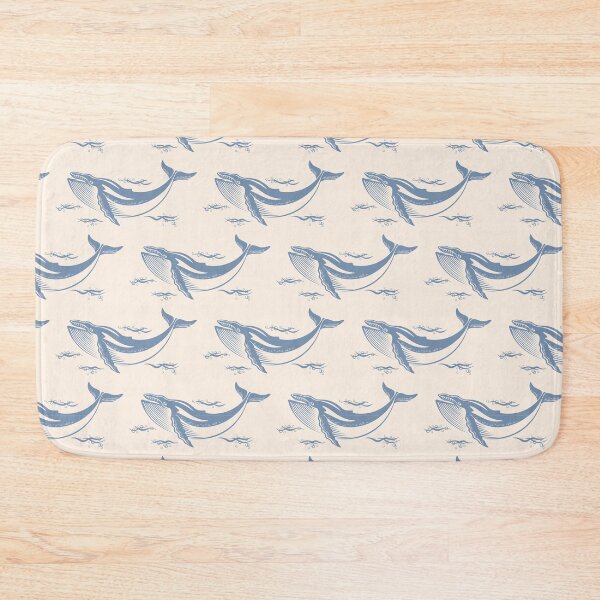 Item preview, Large Whales Pattern designed and sold by PurpleTank.