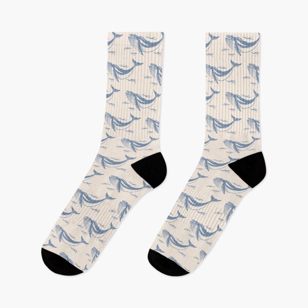 Item preview, Large Whales Pattern designed and sold by PurpleTank.