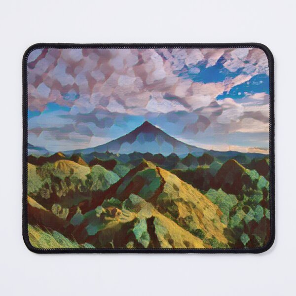 Item preview, Mountain view with paint effects. designed and sold by MerWishes.