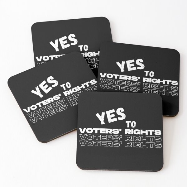 Item preview, Yes, to Voters Rights Vote and Make Your Voice Heard designed and sold by Anchor & Thread.