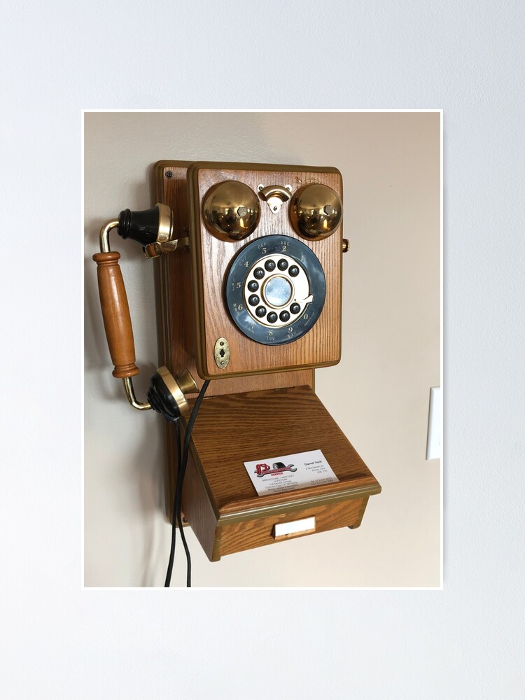 Teléfono Vintage Póster - Teléfono Antiguo