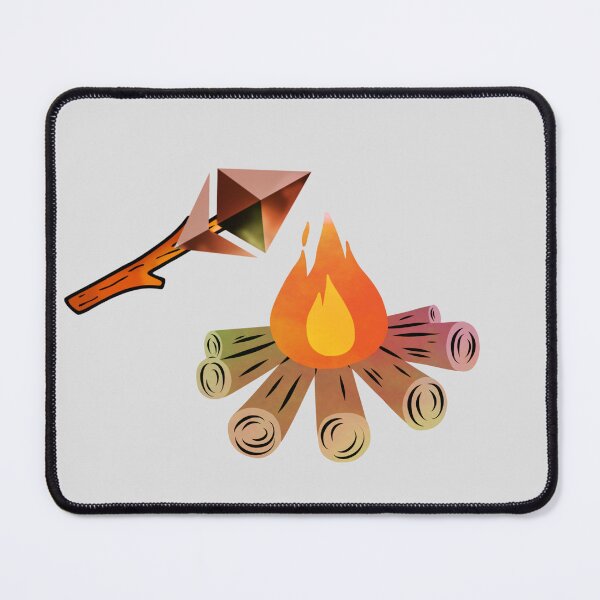 Item preview, Etherium marshmallow Camp Fire designed and sold by Crypmetal.