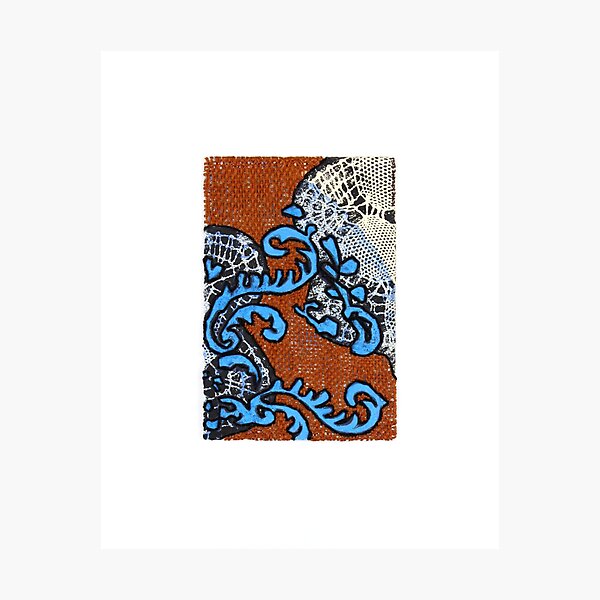 Black Blue Brown III Photographic Print
