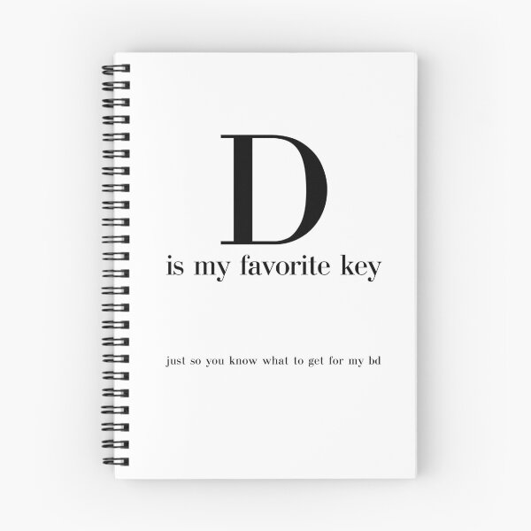 Item preview, D is my favorite key. Just so you know what to get for my bd designed and sold by crewmember.