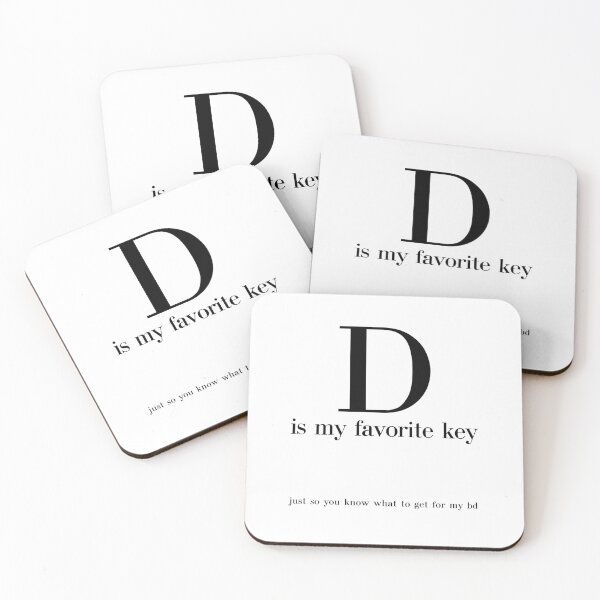 Item preview, D is my favorite key. Just so you know what to get for my bd designed and sold by crewmember.