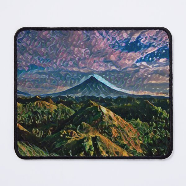 Item preview, Mountain view with paint effects. designed and sold by MerWishes.