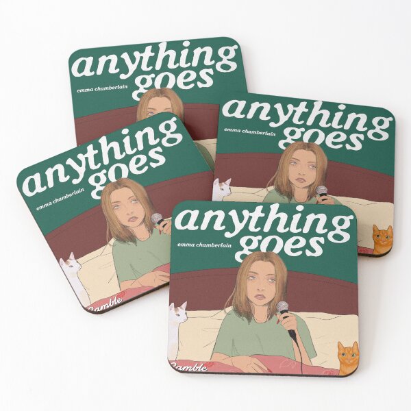 Item preview, Anything Goes Emma Chamberlain designed and sold by LiKaDraw.