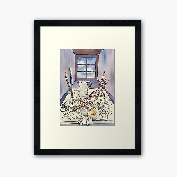 Window into Art Framed Art Print