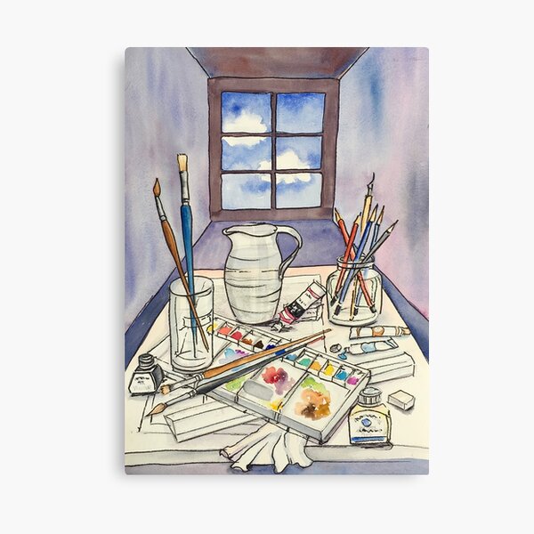 Window into Art Canvas Print