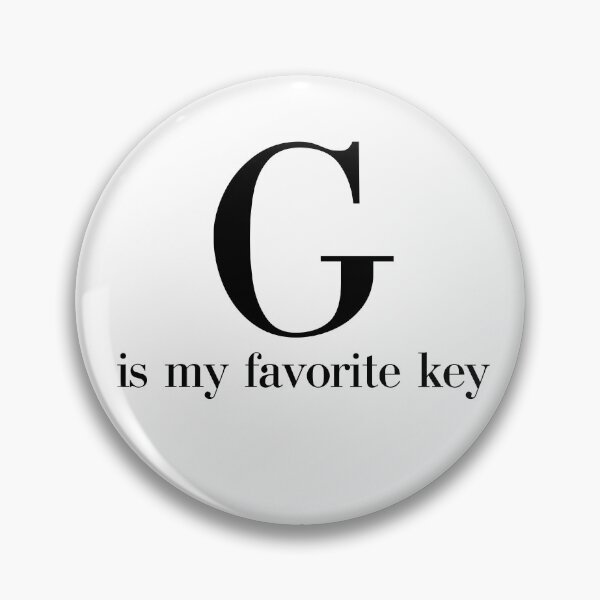 Item preview, G is my favorite key. Just so you know what to get for my bd designed and sold by crewmember.