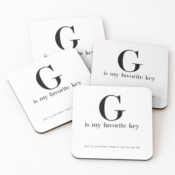 Item preview, G is my favorite key. Just so you know what to get for my bd designed and sold by crewmember.