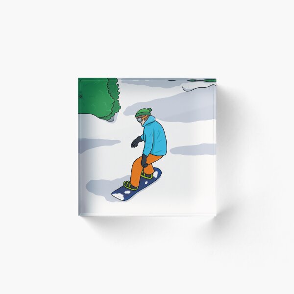 Aperçu de l'œuvre Snowboarder créée et vendue par OhJaye.